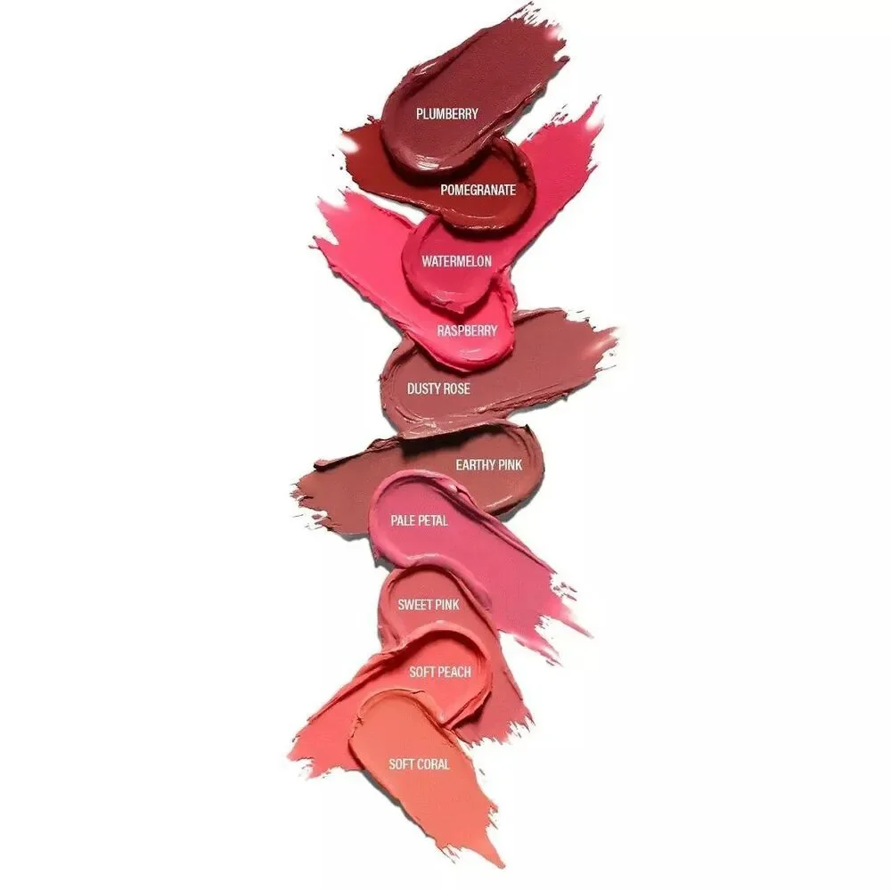All 6  New Makeup By Mario cream Blush Pale Petal dusty rose soft Peach coral